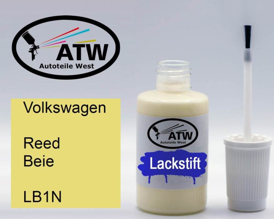 Volkswagen, Reed Beie, LB1N: 20ml Lackstift, von ATW Autoteile West.